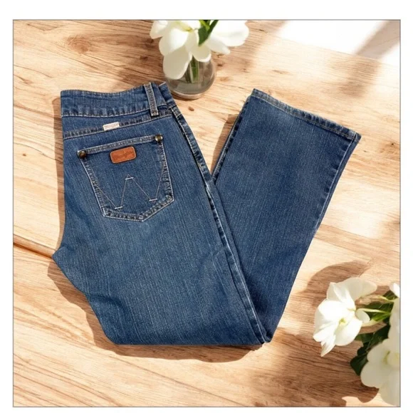 Wrangler Premium Pink Label XBarbie Bootcut Jean- Sz 31-EUC -Stretch- Y2KCowgirl - Picture 6 of 16